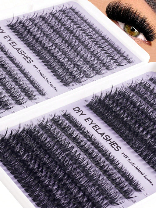 Kit de extensión de pestañas de longitud mixta de 280pcs - Quierox - Tienda Online