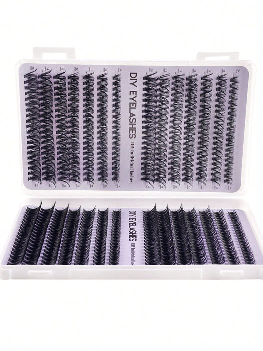 Kit de extensión de pestañas de longitud mixta de 280pcs - Quierox - Tienda Online