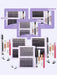 Kit de extensiones de pestañas con rizo en D de 280pcs, grupos de pestañas individuales - Quierox - Tienda Online
