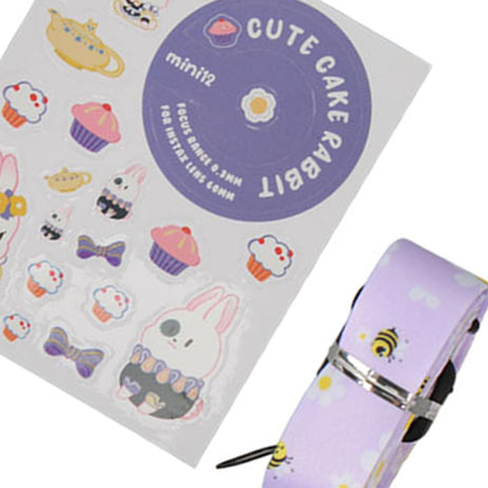 Kit de funda para cámara Mini 12, carcasa rígida de policarbonato transparente con correa para el hombro - Quierox - Tienda Online