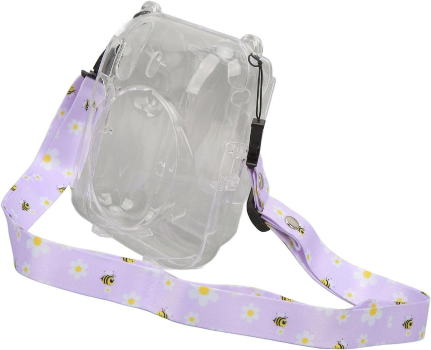 Kit de funda para cámara Mini 12, carcasa rígida de policarbonato transparente con correa para el hombro - Quierox - Tienda Online