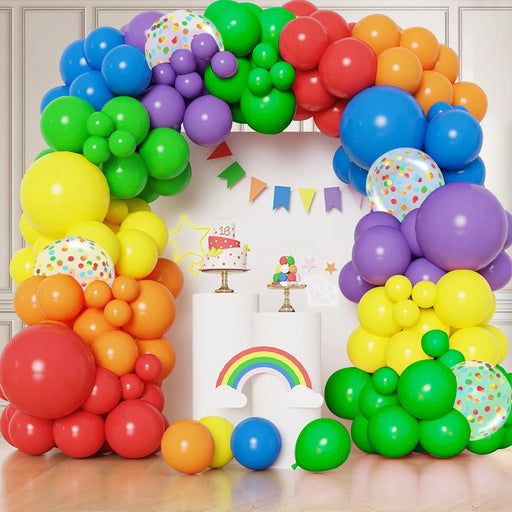 Kit de guirnalda de arco de globos de 96 piezas de látex de colores - Quierox - Tienda Online