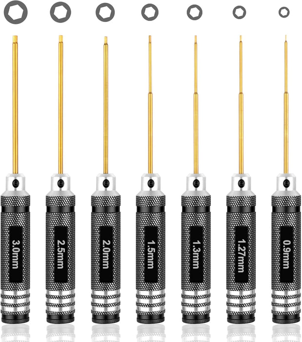 Kit de herramientas de coche RC Allen Drivers Juego de llaves, titanio para Traxxas - Quierox - Tienda Online