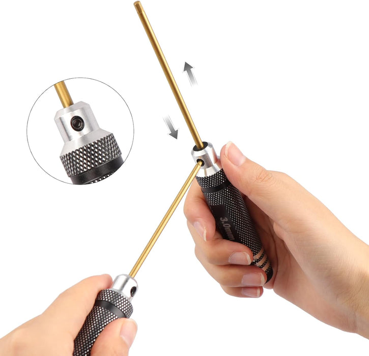 Kit de herramientas de coche RC Allen Drivers Juego de llaves, titanio para Traxxas - Quierox - Tienda Online