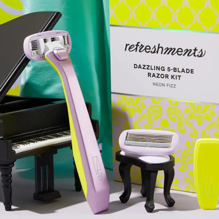 Kit de inicio de afeitadora deslumbrante en neón efervescente - Quierox - Tienda Online