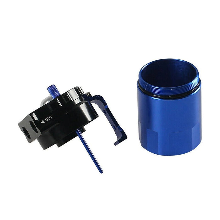 Kit de lata de captura de aceite 300 ml deflector de tanque depósito respirador filtro azul universal - Quierox - Tienda Online