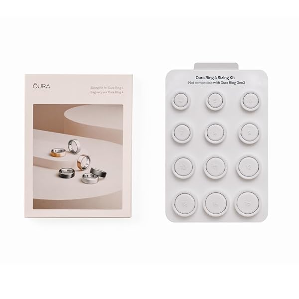 Kit de medición de anillos Oura Ring 4 - Medición única - Quierox - Tienda Online