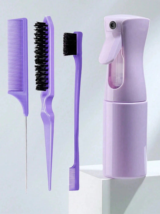 Kit de peine y cepillo para un cabello suave e ideal + botella de spray rosa de 200 ml - Quierox - Tienda Online