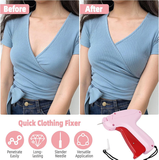 Kit de pistola de micro puntadas, pistola de fijación rápida de ropa para ropa - Quierox - Tienda Online