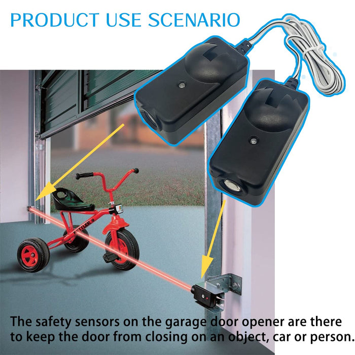 Kit de sensor de seguridad 2025 41A5034 compatible con abridor de puerta de garaje - Quierox - Tienda Online
