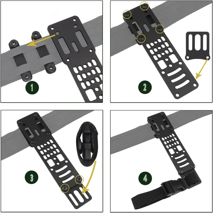 Kit de sistema de bloqueo rápido con placa de inclinación negativa de funda - Quierox - Tienda Online