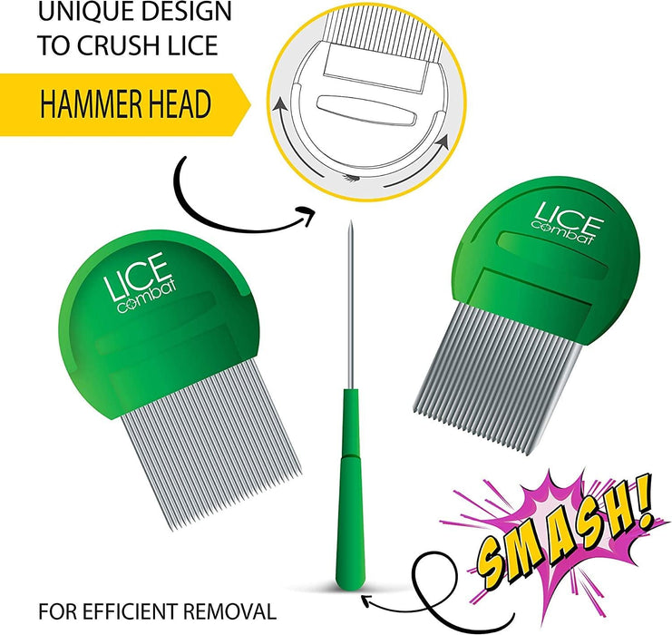 Kit de tratamiento para piojos | Champú, crema repelente sin enjuague y dos peines - Quierox - Tienda Online