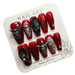 Kit de uñas postizas Press On duraderas de fácil aplicación de longitud corta hechas a mano - Quierox - Tienda Online