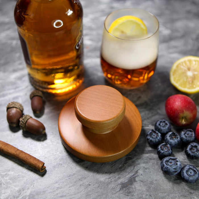 Kit para ahumar cócteles: ahumador de madera antiguo hecho a mano con soplete, 6 sabores - Quierox - Tienda Online