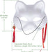 Kitsune Inu Boku Zorro Gato Lindo Cosplay Media Máscara - Quierox - Tienda Online