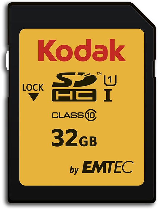KODAK Tarjeta SDHC UHS - I U1 V10 Premium, velocidad de lectura de hasta 85 MB/s, para video Full HD - Quierox - Tienda Online