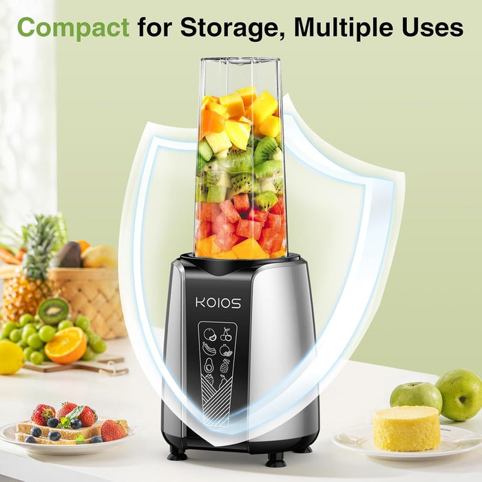 KOIOS Smoothie licuadora personal de hasta 1000 W para batidos y smoothies - Quierox - Tienda Online