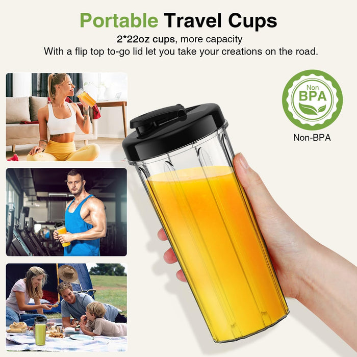 KOIOS Smoothie licuadora personal de hasta 1000 W para batidos y smoothies - Quierox - Tienda Online