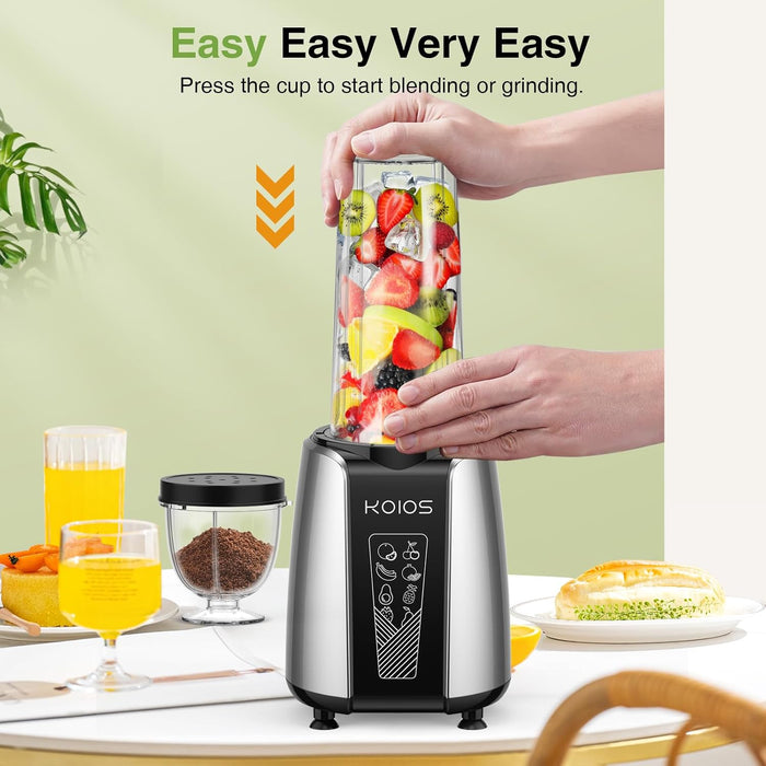 KOIOS Smoothie licuadora personal de hasta 1000 W para batidos y smoothies - Quierox - Tienda Online