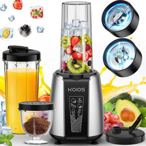 KOIOS Smoothie licuadora personal de hasta 1000 W para batidos y smoothies - Quierox - Tienda Online