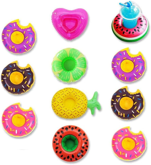 Koogel Portavasos Inflables, 10 Paquetes Flotadores Portavasos - Quierox - Tienda Online