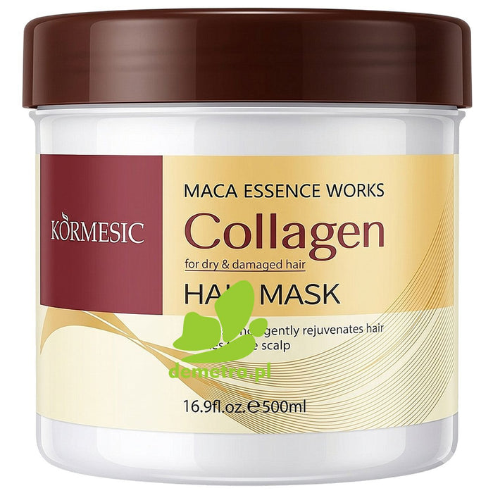 KORMESIC – Mascarilla de colágeno para cabello seco y dañado con queratina, 500 ml