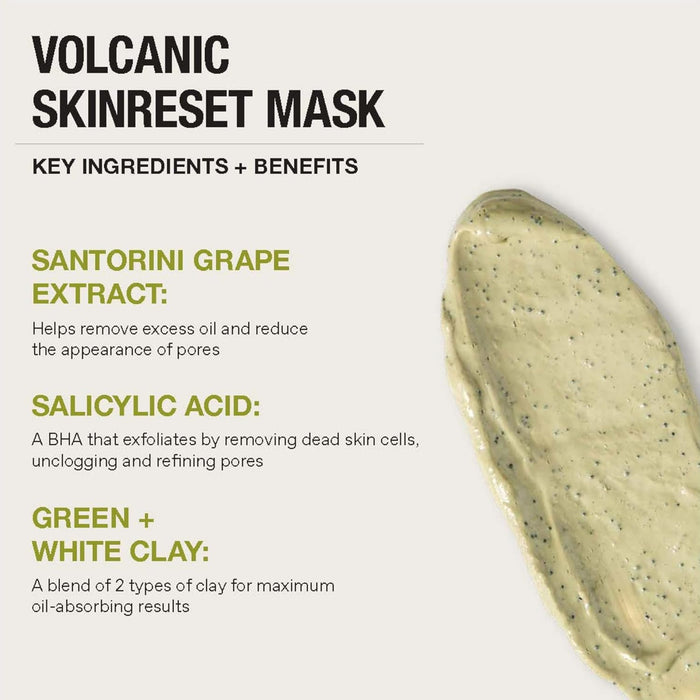 KORRES Santorini - Mascarilla refinadora de piel de uva con arena volcánica, 70ml - Quierox - Tienda Online