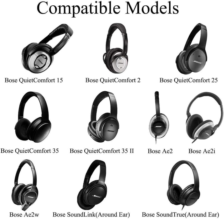 Krone Kalpasmos Almohadillas para auriculares Bose QC35 de alta calidad - Quierox - Tienda Online