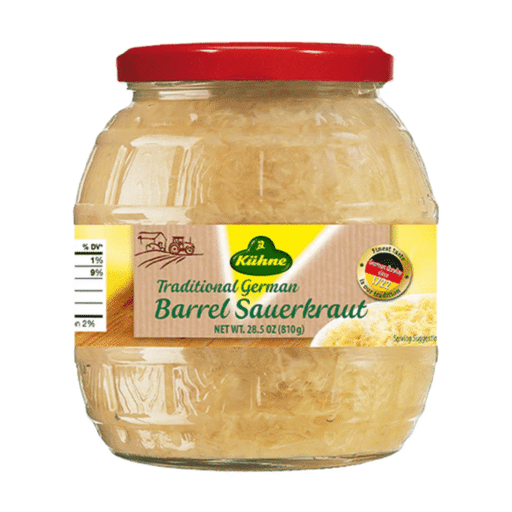Kuhne Chucrut 28.57 oz - Receta de chucrut que agrega un sabor completo a la carne de cerdo, salchichas, ensaladas y guisos - Quierox - Tienda Online