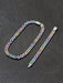 Kuuioe - Collar de cadena con incrustaciones de diamantes de imitación, estilo europeo - Quierox - Tienda Online