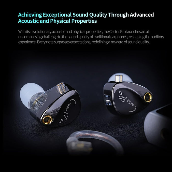 KZ Castor Pro - Monitor de oído sintonizable, auriculares HiFi mejorados para graves en el oído - Quierox - Tienda Online