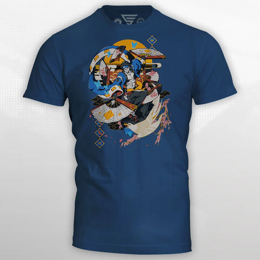 La camiseta Guilty Gear Anji - Eighty Sixed presenta un diseño vibrante del personaje Anji Mito - Quierox - Tienda Online