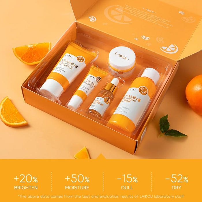 LAIKOU Set de cuidado de la piel con vitamina C para mujer - Quierox - Tienda Online