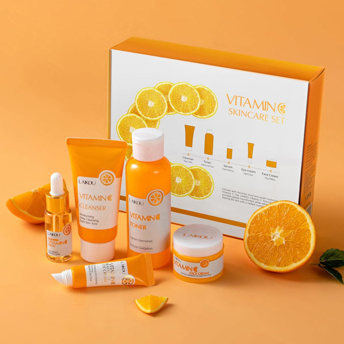 LAIKOU Set de cuidado de la piel con vitamina C para mujer - Quierox - Tienda Online