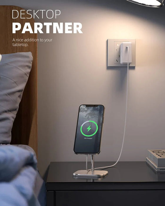 Lamicall Soporte de Teléfono de Aluminio Ajustable para Cargador MagSafe - Quierox - Tienda Online