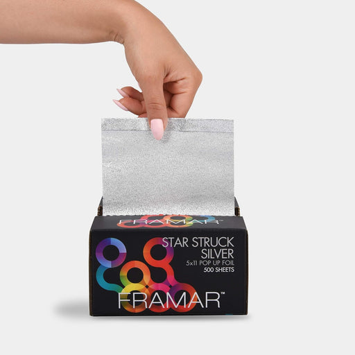Lámina emergente Framar 5x11 Star Struck Silver - 500 hojas - Quierox - Tienda Online