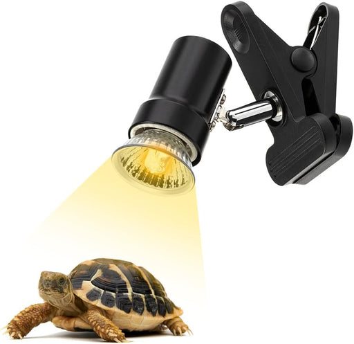 Lámpara de calor para reptiles, luz giratoria de calefacción de tortuga con bombilla de calor UVA UVB de 50 W - Quierox - Tienda Online
