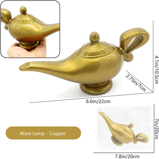 Lámpara mágica Aladdin, accesorio para disfraz de Halloween, cosplay, drama - Quierox - Tienda Online