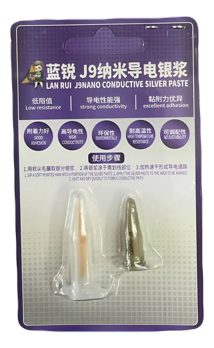 Lanrui J9 Nano Pasta Plateada Conductora Reparación D Línea - Quierox - Tienda Online