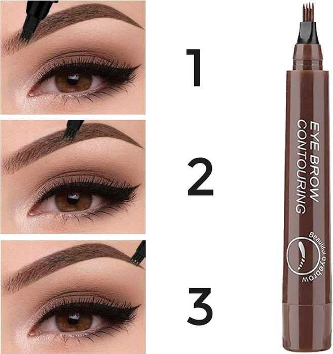 Lapiz cejas microblading, lapiz cejas 4 puntas, perfilador de cejas - Quierox - Tienda Online