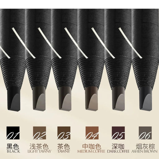 Lápiz de cejas de alambre de tracción con núcleo duro y cabeza plana - Quierox - Tienda Online