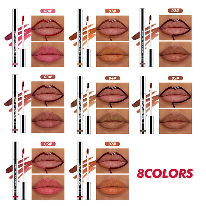 Lápiz Labial Mate con Efecto Tattoo, Tinta Labial de Larga Duración a Prueba de Transferencia - Quierox - Tienda Online