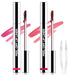 Lápiz labial mate despegable con pinzas, color topo claro, lápiz labial despegable - Quierox - Tienda Online