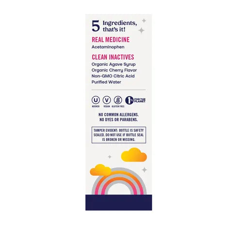 KinderMed Dolor y fiebre para bebés con acetaminofén