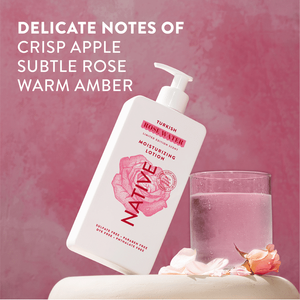 Loción de agua de rosas turca nativa, edición limitada