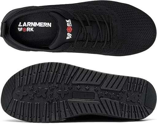 LARNMERN Zapatos sin cordones con punta de acero para mujeres y hombres - Quierox - Tienda Online