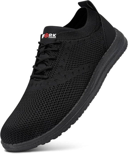 LARNMERN Zapatos sin cordones con punta de acero para mujeres y hombres - Quierox - Tienda Online