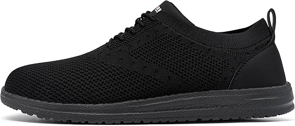 LARNMERN Zapatos sin cordones con punta de acero para mujeres y hombres - Quierox - Tienda Online