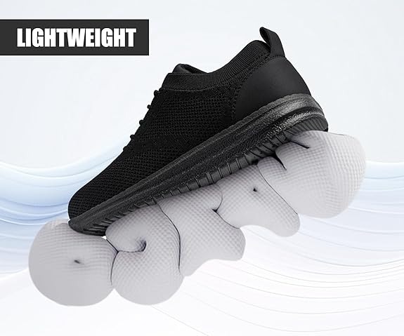 LARNMERN Zapatos sin cordones con punta de acero para mujeres y hombres - Quierox - Tienda Online