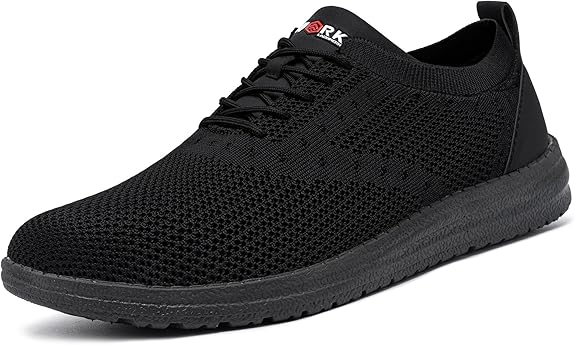 LARNMERN Zapatos sin cordones con punta de acero para mujeres y hombres - Quierox - Tienda Online